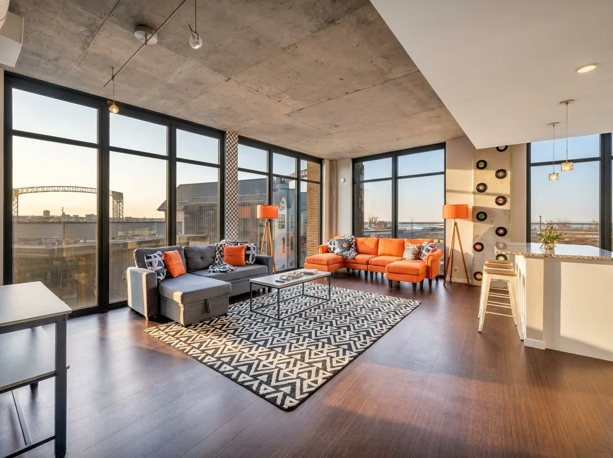 Lake + River view + Balcony + 2 Free Parking + Gym property photo 1