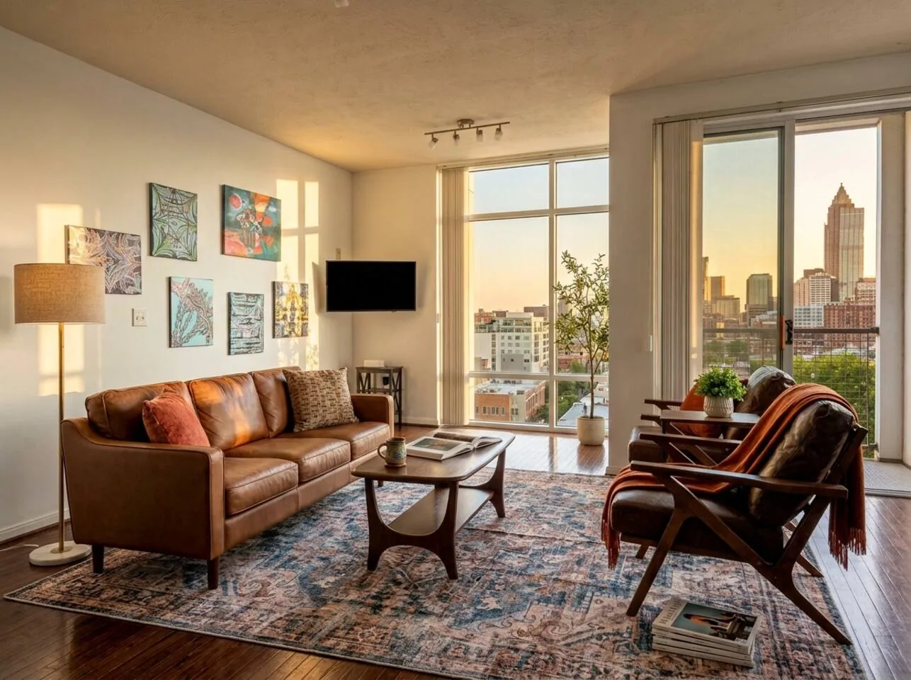 Modern 2BR + City Views + Balcony + Parking + Gym property photo 2