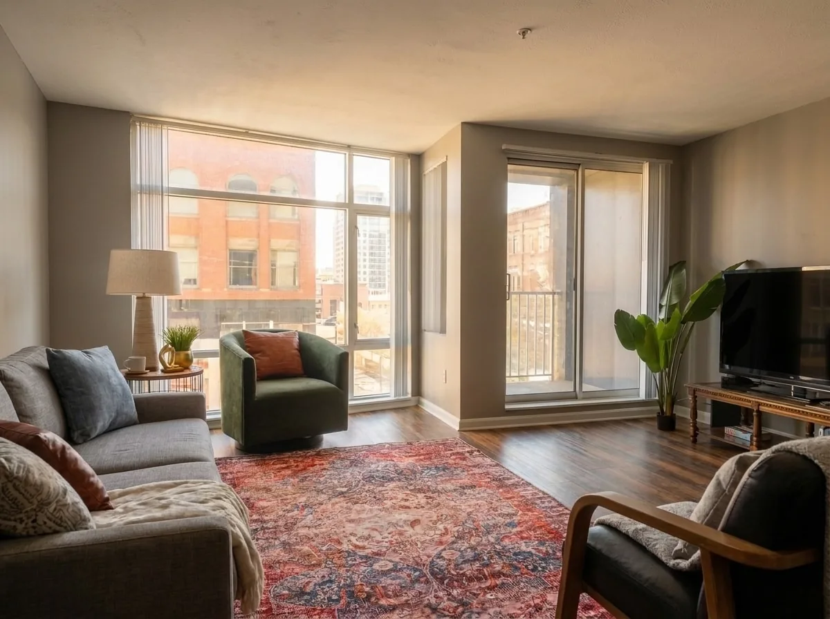Flats + Balcony + King Bed + Gym + Parking property photo 1